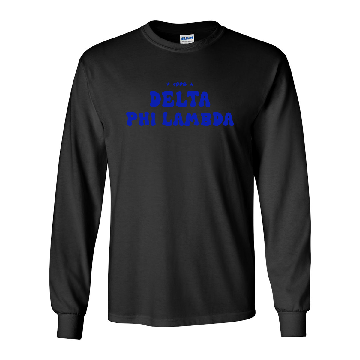 Delta Phi Lambda Long-Sleeve Shirt, Bubble Print Design