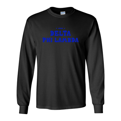 Delta Phi Lambda Long-Sleeve Shirt, Bubble Print Design