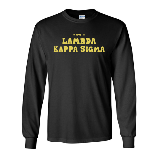 #Lambda Kappa Sigma Long-Sleeve Shirt, Bubble Print Design