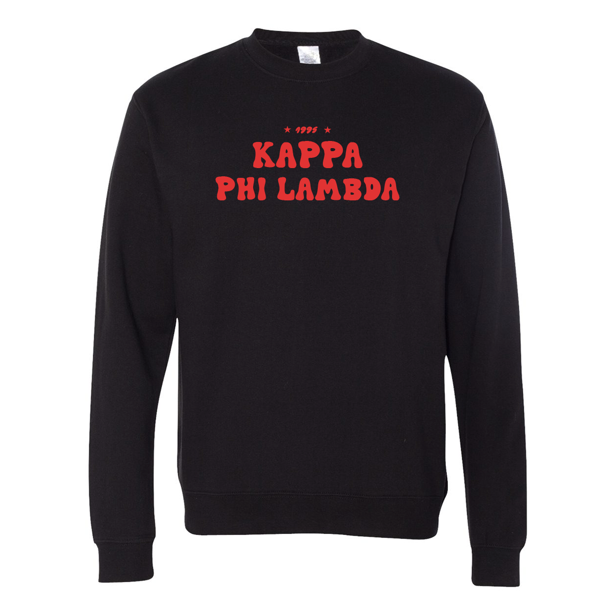 #Kappa Phi Lambda Crewneck Sweatshirt, Bubble Print Design