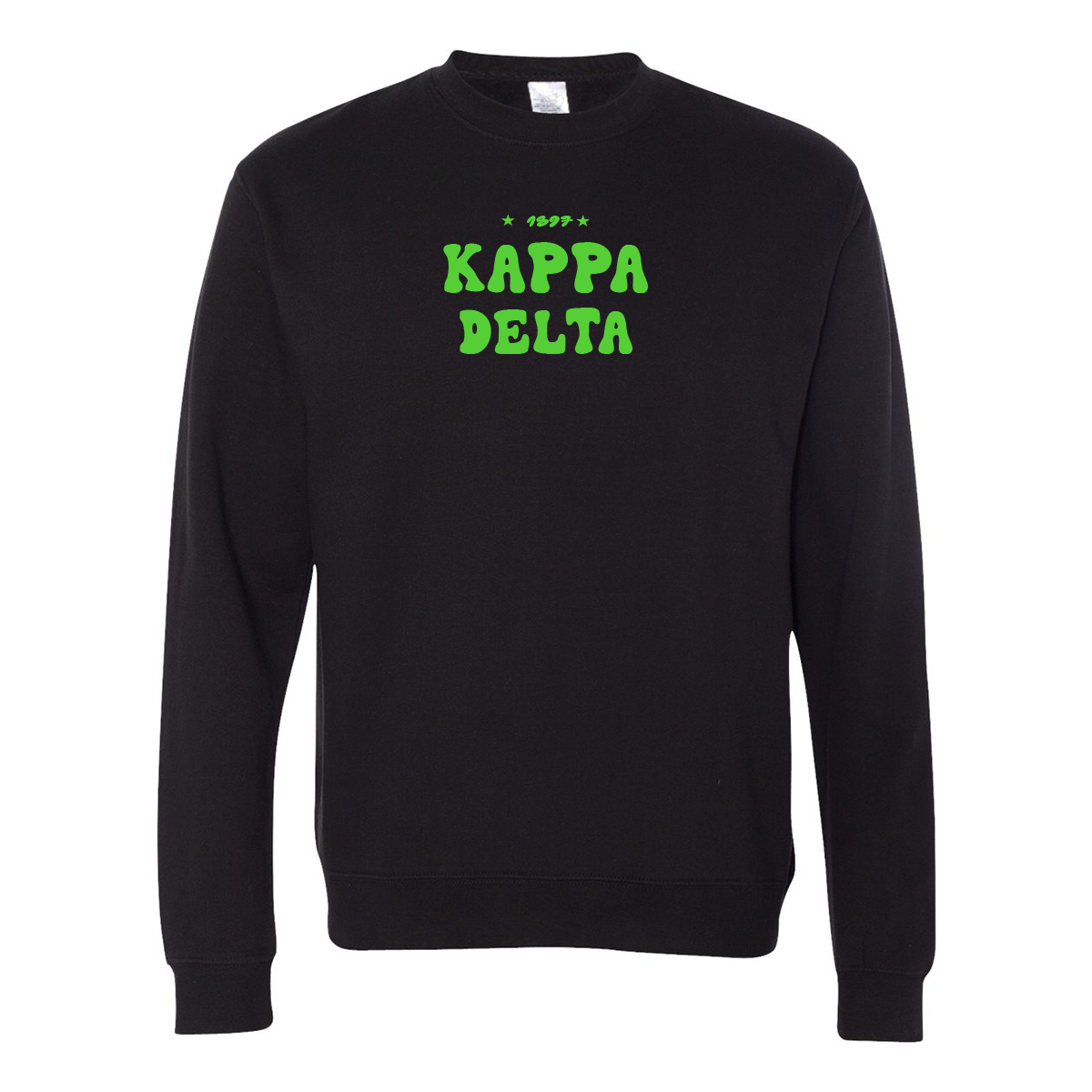 #Kappa Delta Crewneck Sweatshirt, Bubble Print Design