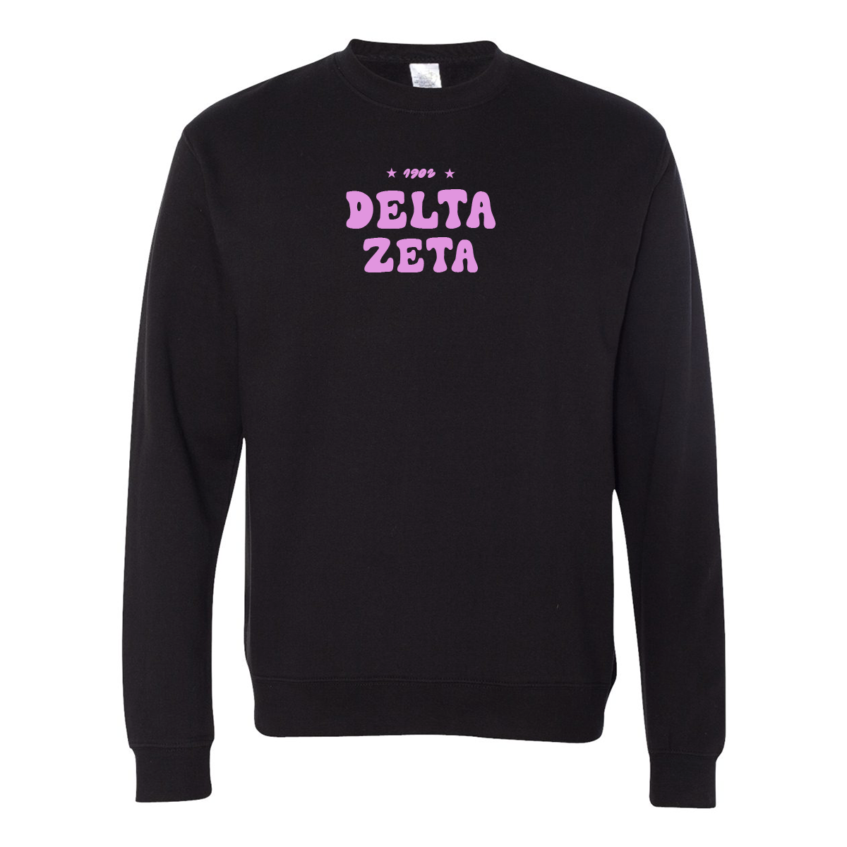 #Delta Zeta Crewneck Sweatshirt, Bubble Print Design