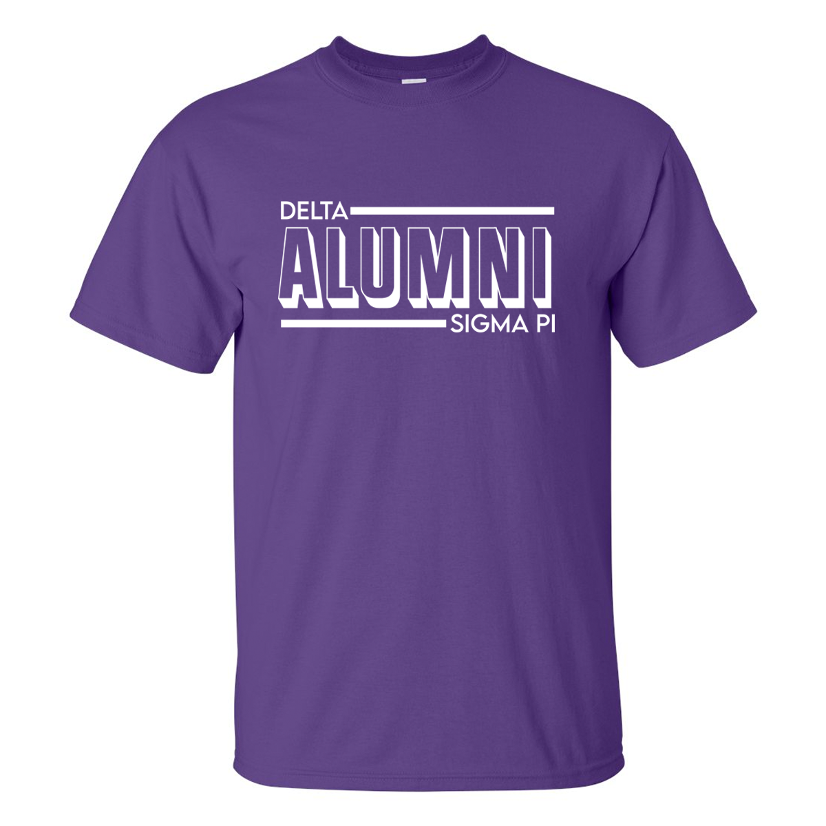 Delta Sigma Pi T-Shirt, Printed 3D Block Design - G500 - CAD