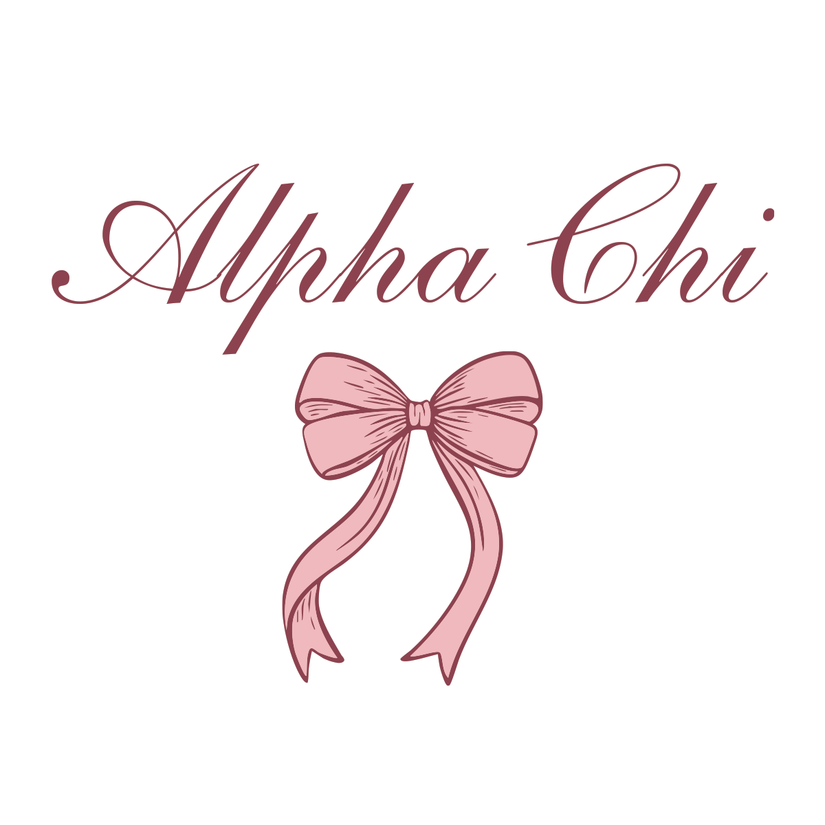 Sorority Baby Rib Tee Bow Design