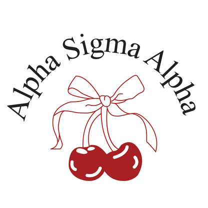 Sorority Sporty Baby Rib Crop Tank Cherry Bow Design