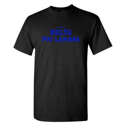 Delta Phi Lambda T-Shirt, Bubble Print Design