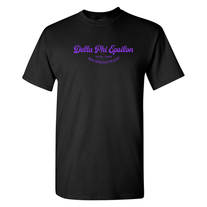 #Delta Phi Epsilon T-Shirt, Elegant Print Design