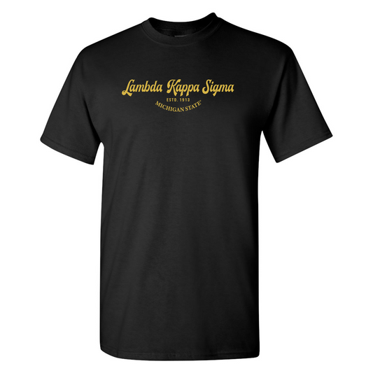 #Lambda Kappa Sigma T-Shirt, Elegant Print Design