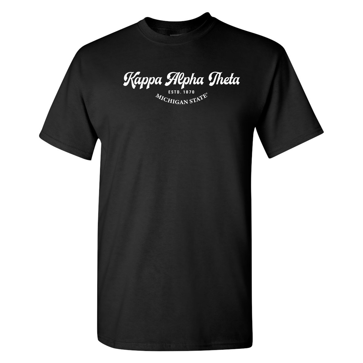 Kappa Alpha Theta T-Shirt, Elegant Print Design