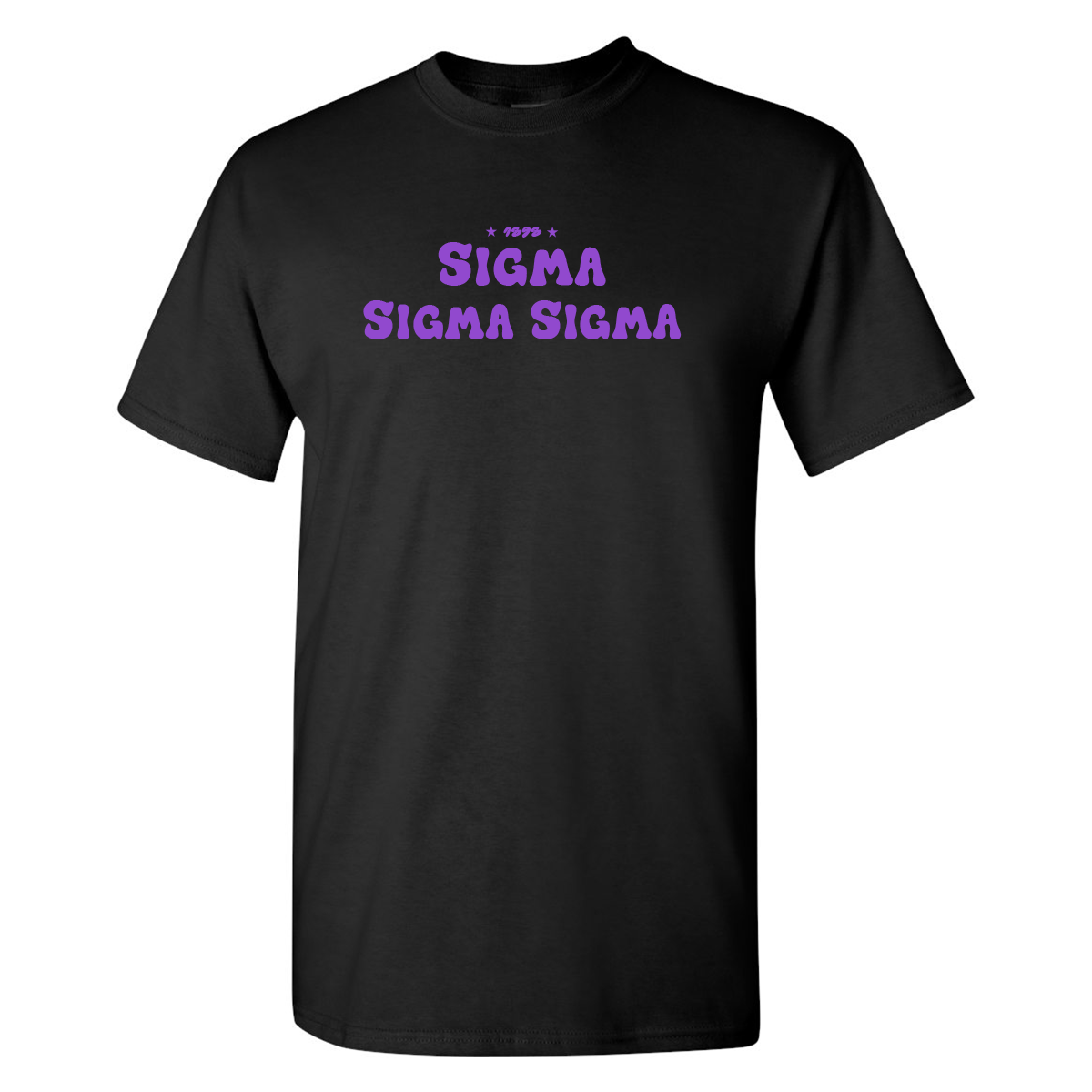 Sigma Sigma Sigma T-Shirt, Bubble Print Design