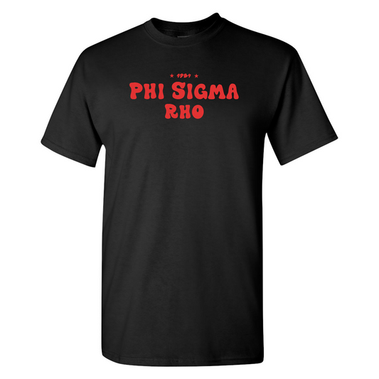 #Phi Sigma Rho T-Shirt, Bubble Print Design