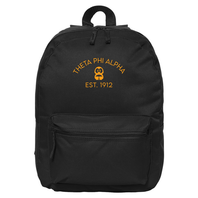 Printed Greek Mascot Backpack