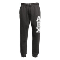 Greek Classic Joggers, Printed Varsity Letters - P-8102 - CAD
