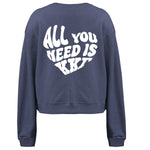 Sorority All You Need Cropped Crewneck Design