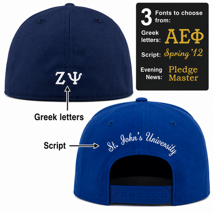 Additional Embroidery, Back Of Hat