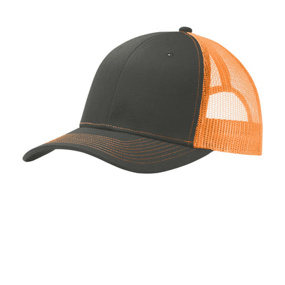 Grey Steel/ Neon Orange