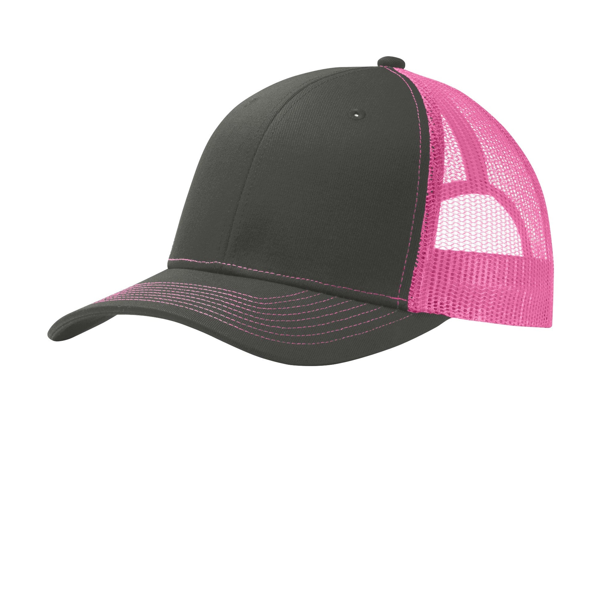 Grey Steel/ Neon Pink