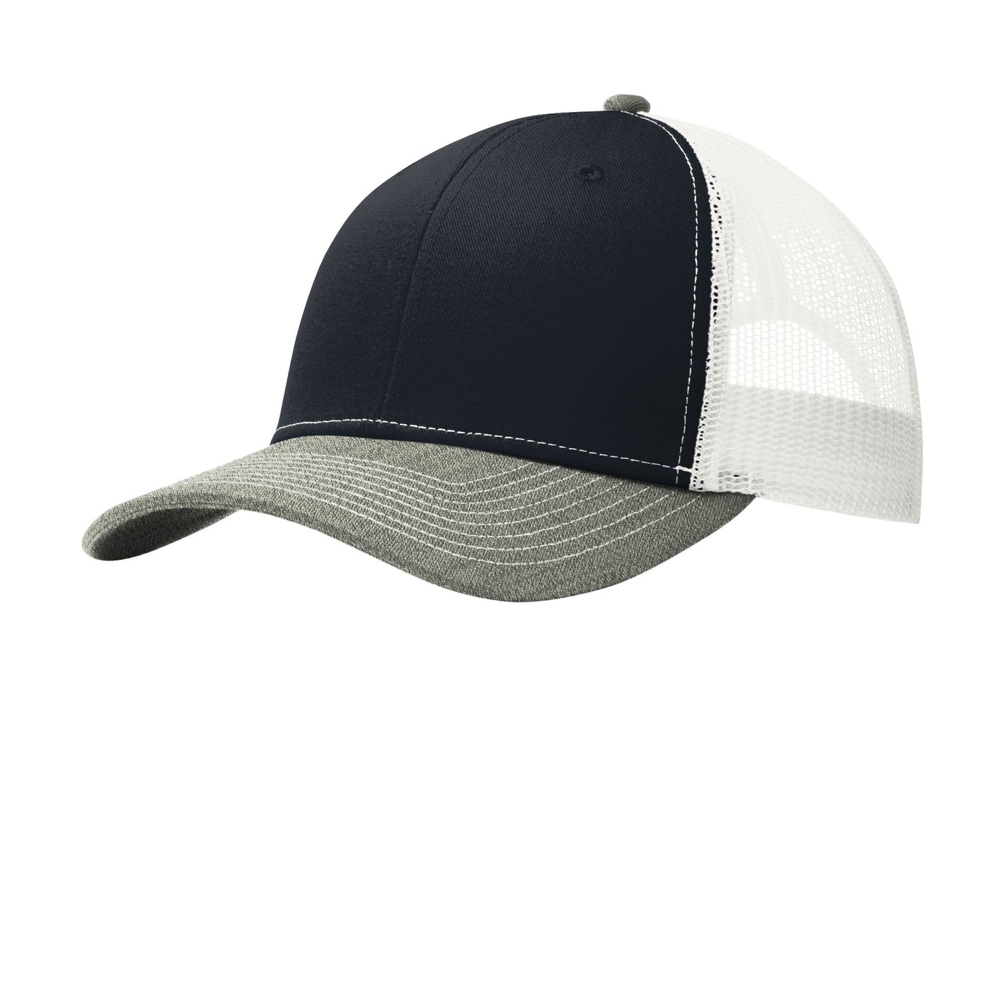 Rich Navy/ Heather Grey/ White