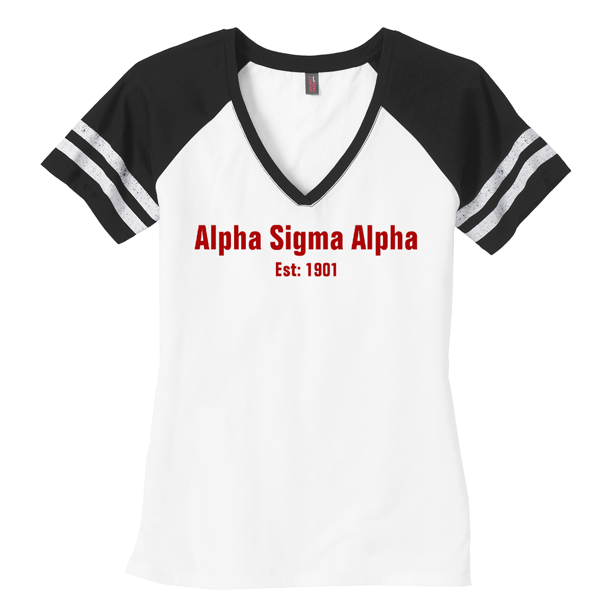 Sorority Game V-Neck Tee, Simple Design