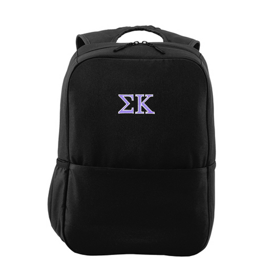 2 Color Sorority Greek Letter Access Square Backpack