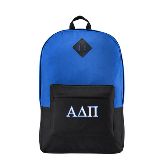 2 Color Greek Letters Retro Backpack