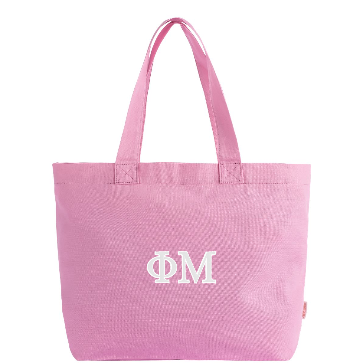 Comfort Colors Sorority Everyday Tote Bag with Embroidered Greek Letters