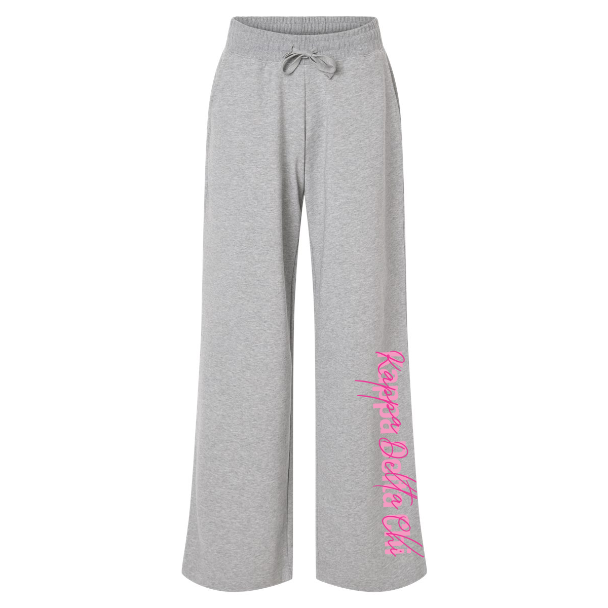 Custom Sorority  Flare Sweats with Script Overlay