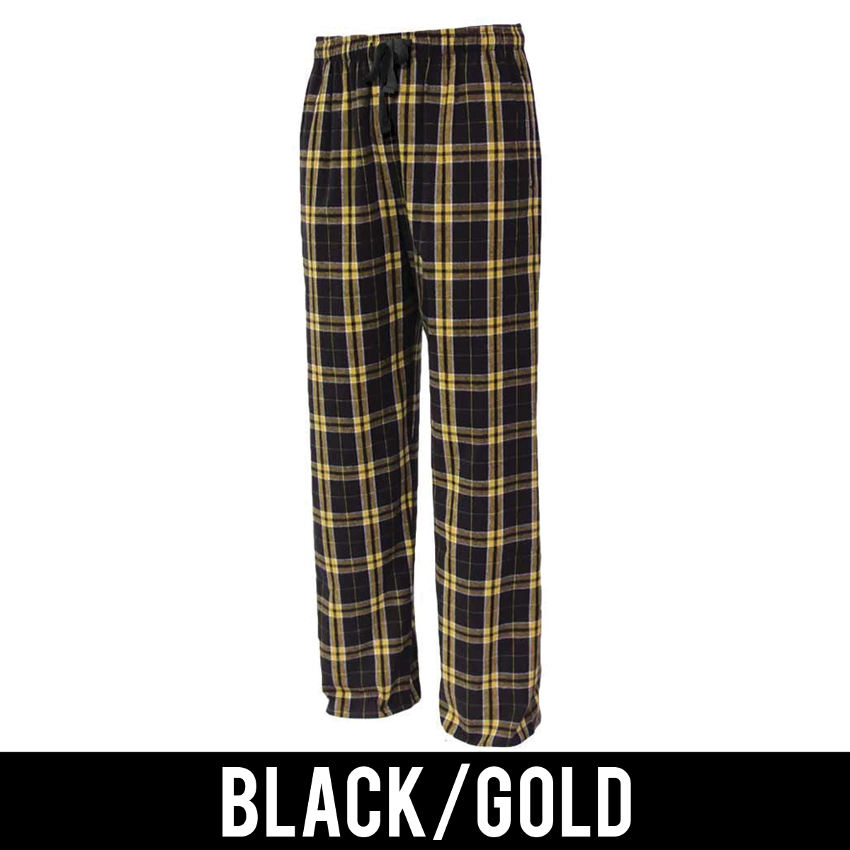 Greek Flannel Pants, Printed Greek Letters and School - FLNP - CAD