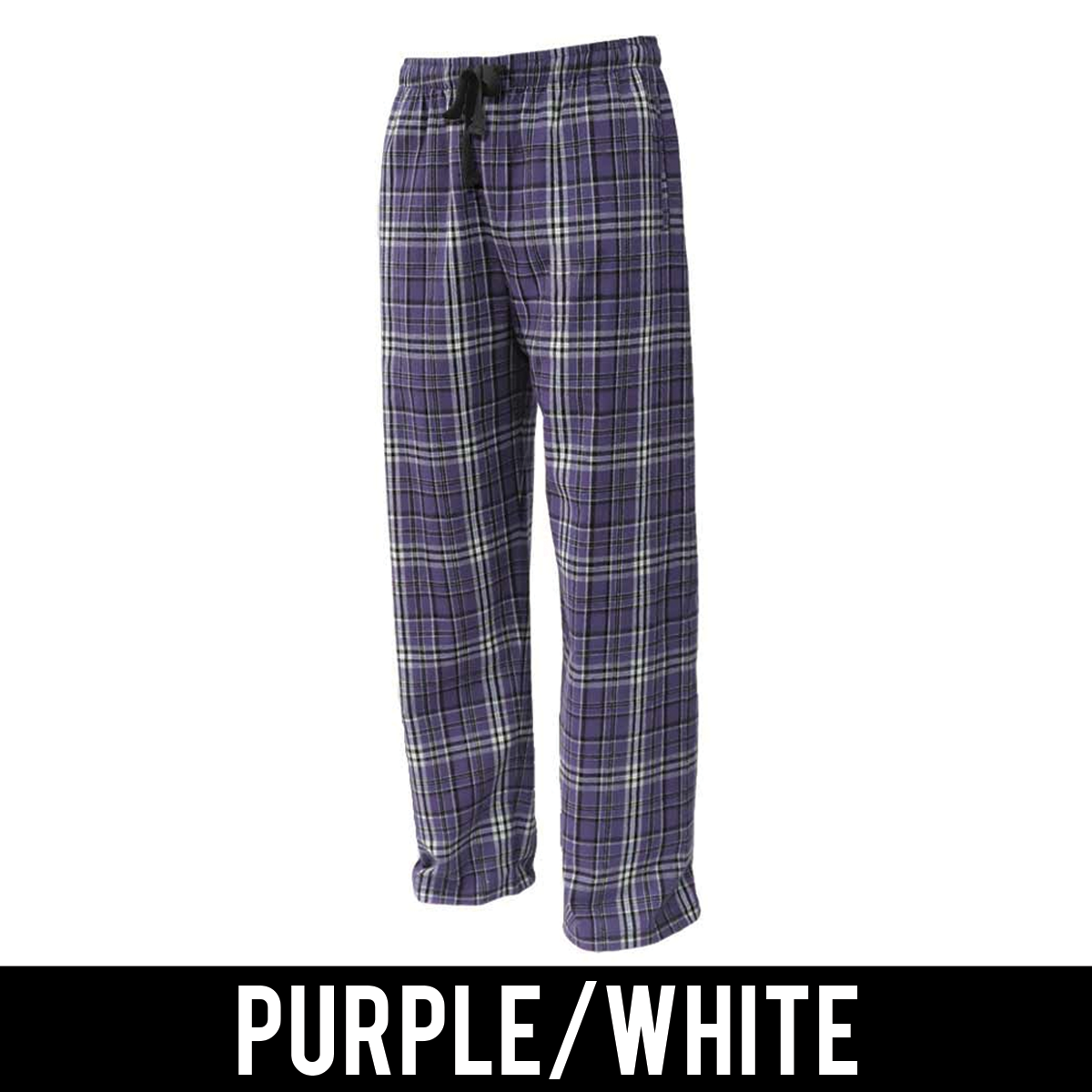 Greek Flannel Pants, Printed Greek Letters and School - FLNP - CAD
