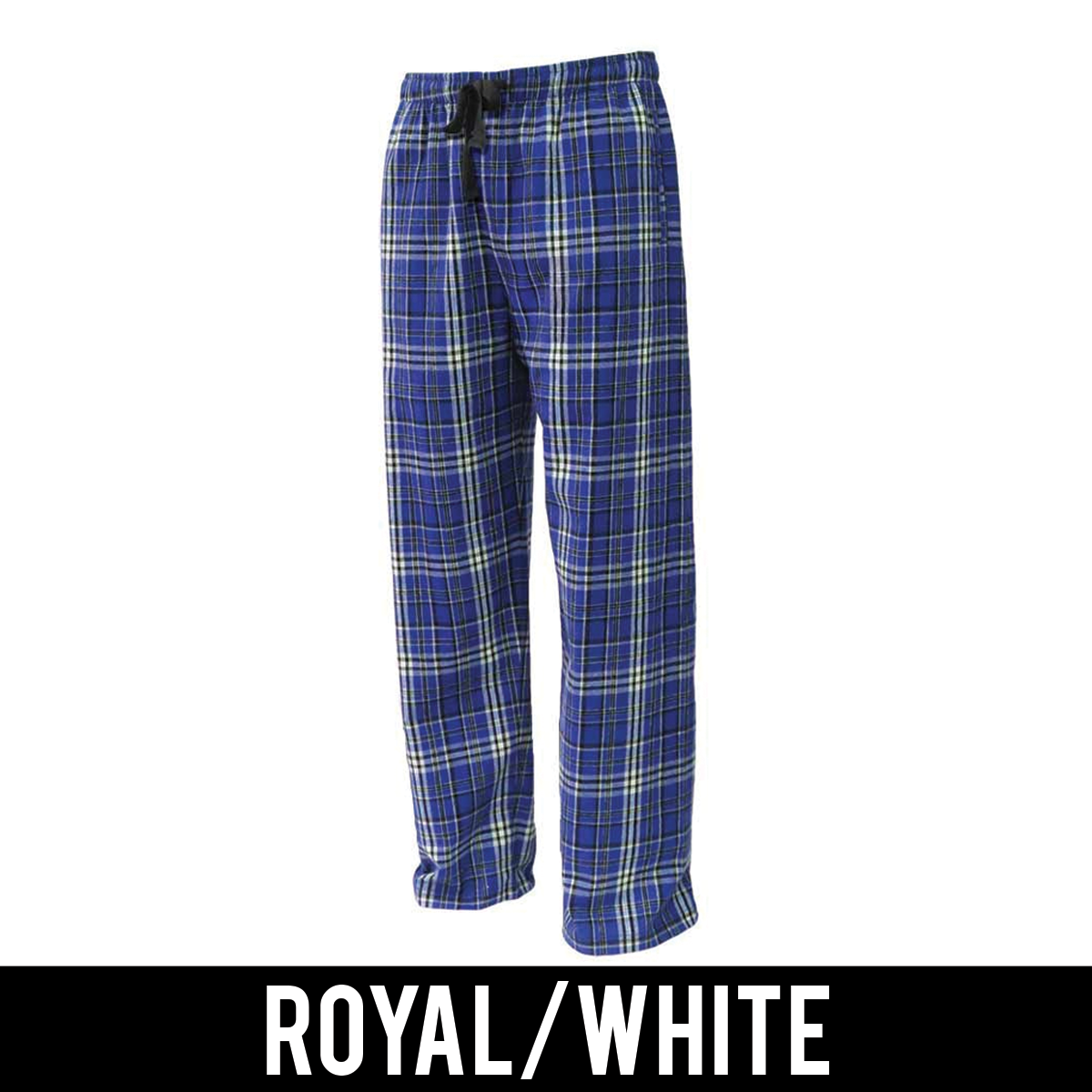 Greek Flannel Pants, Printed Greek Letters and School - FLNP - CAD