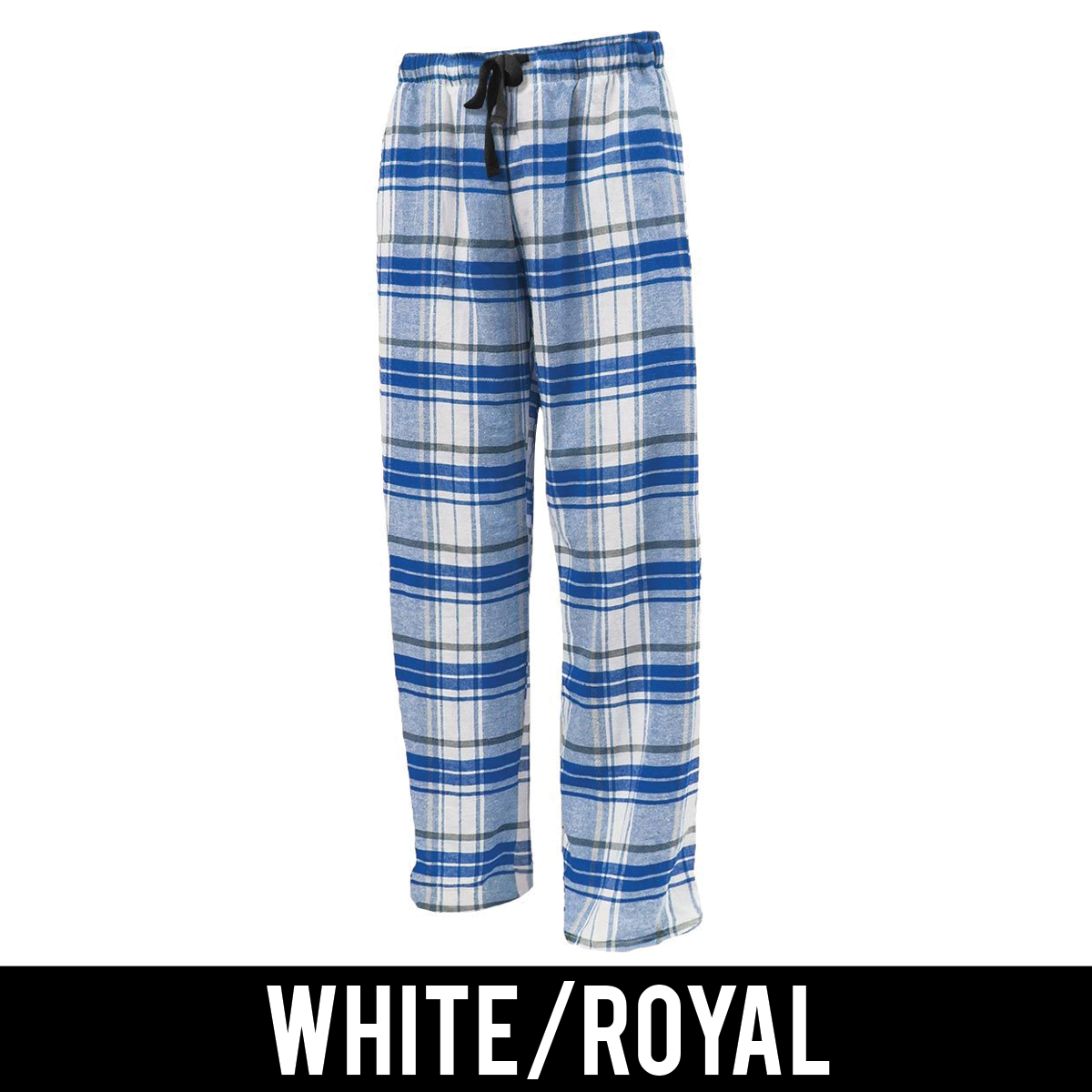 Greek Flannel Pants, Printed Varsity Letters - FLNP - CAD
