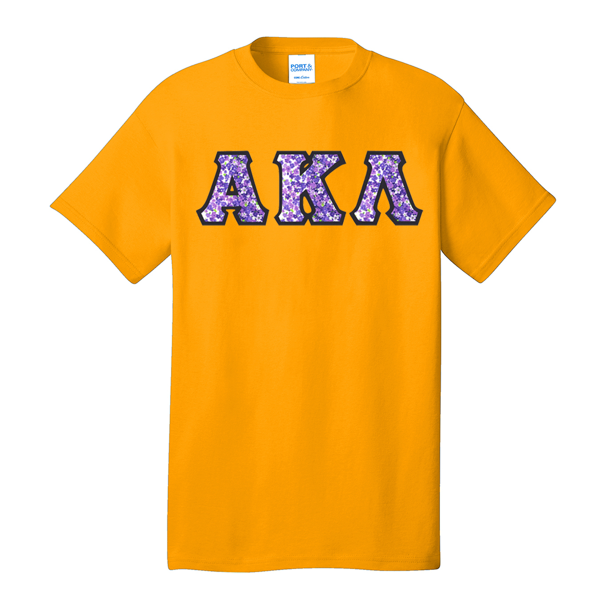 Custom Greek Letter T-Shirt | Fully Personalized & Sewn-On – Something ...