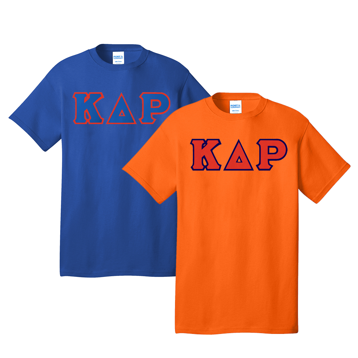 Fraternity Letters Merch Custom Fraternity Sewn-On Letter T-Shirt Bundle | 2-Pack Deal ...