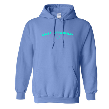 Custom Sorority Hoodie with Minimalist Glow in the Dark Heart