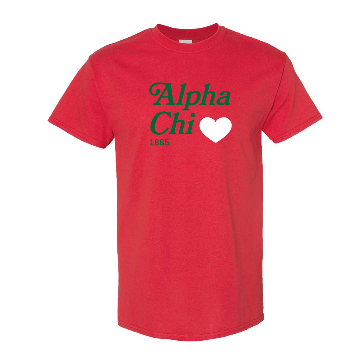 Custom Sorority T-Shirt with Glow-In-The-Dark Heart