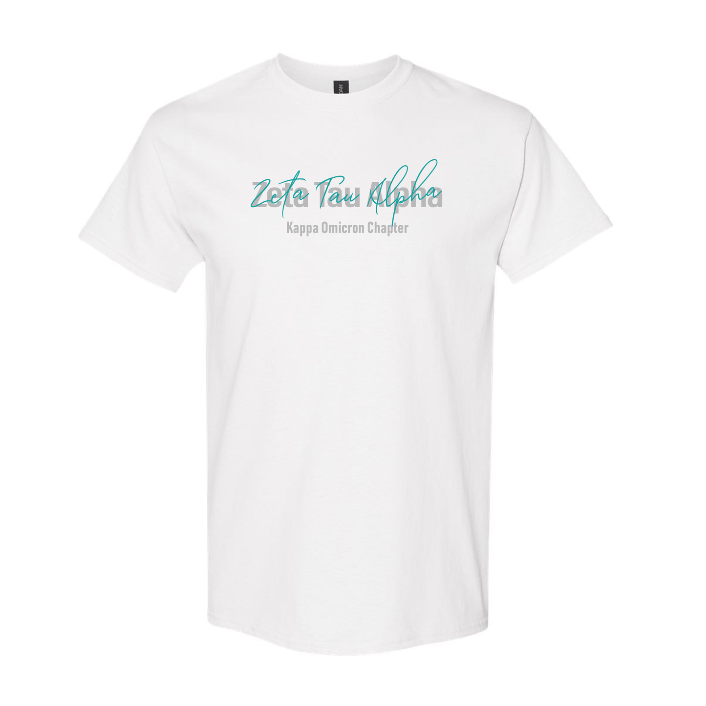 Sorority T-Shirt, Chapter Script Overlay Design