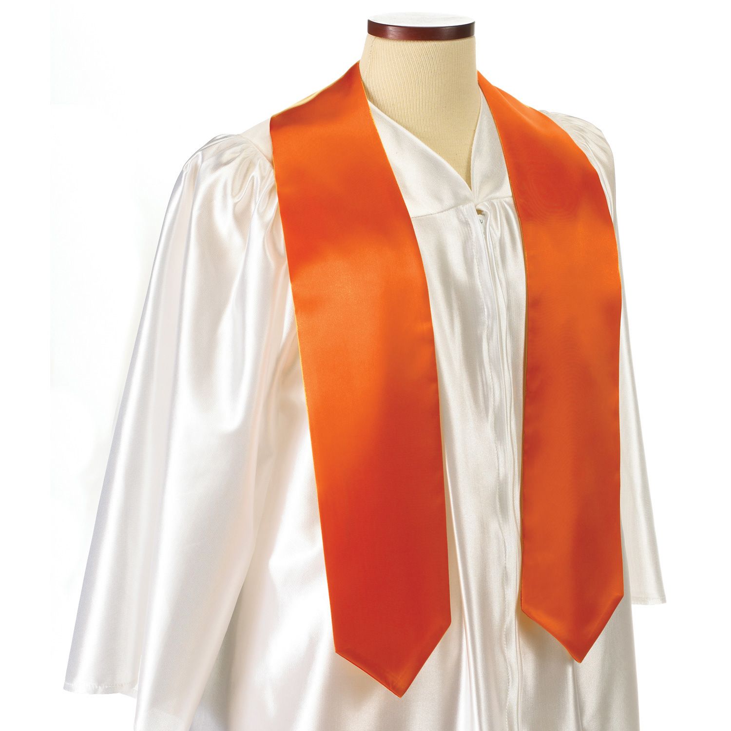 小物 YOKE / STILL JACQUARD LONG STOLE(ORANGE) Greek Graduation Stole, 3-inch Twill Letters - TWILL – Something Greek