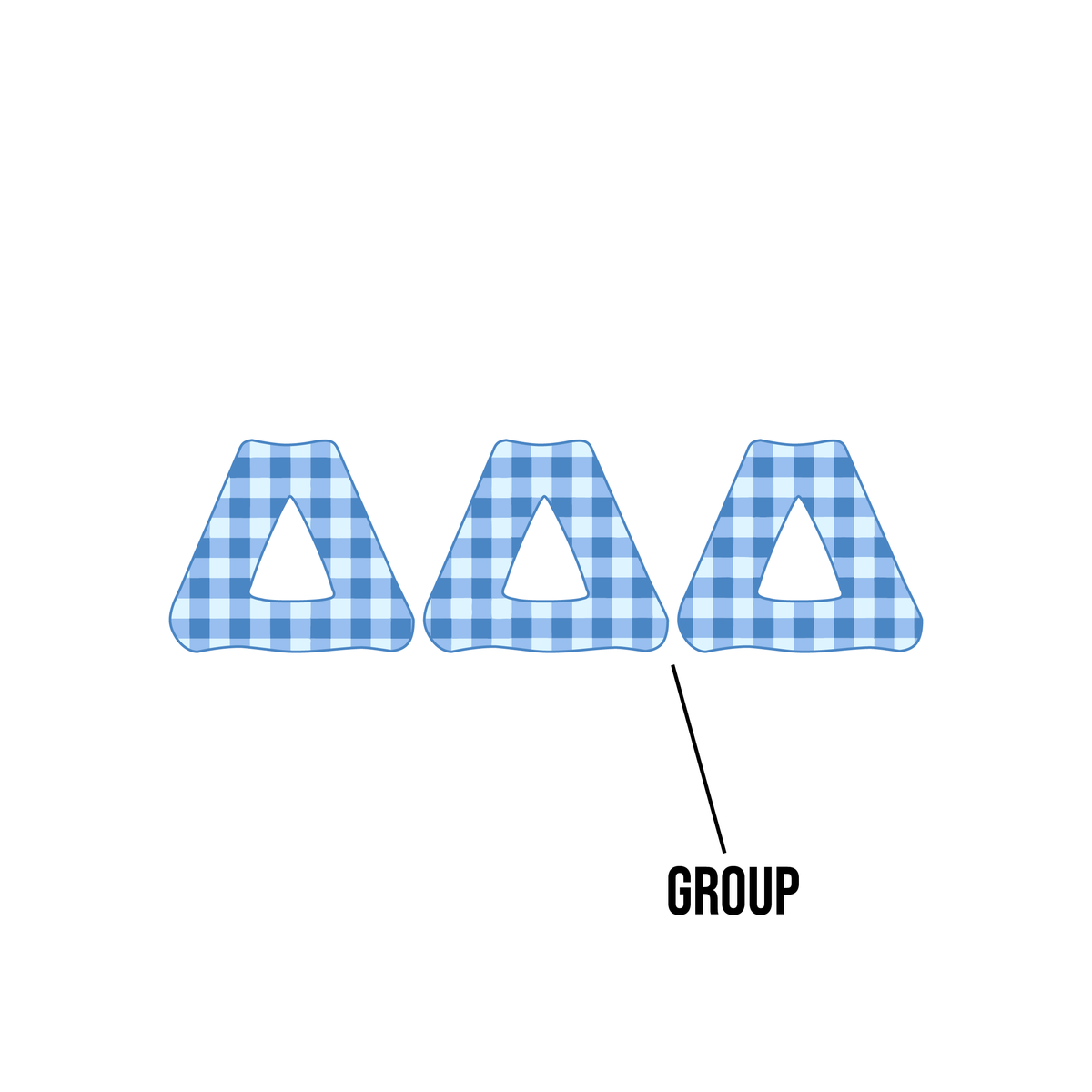 Custom Sorority Gingham Tote Bag