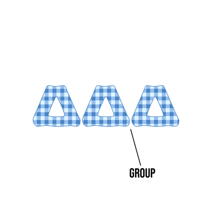 Custom Sorority Gingham Tote Bag