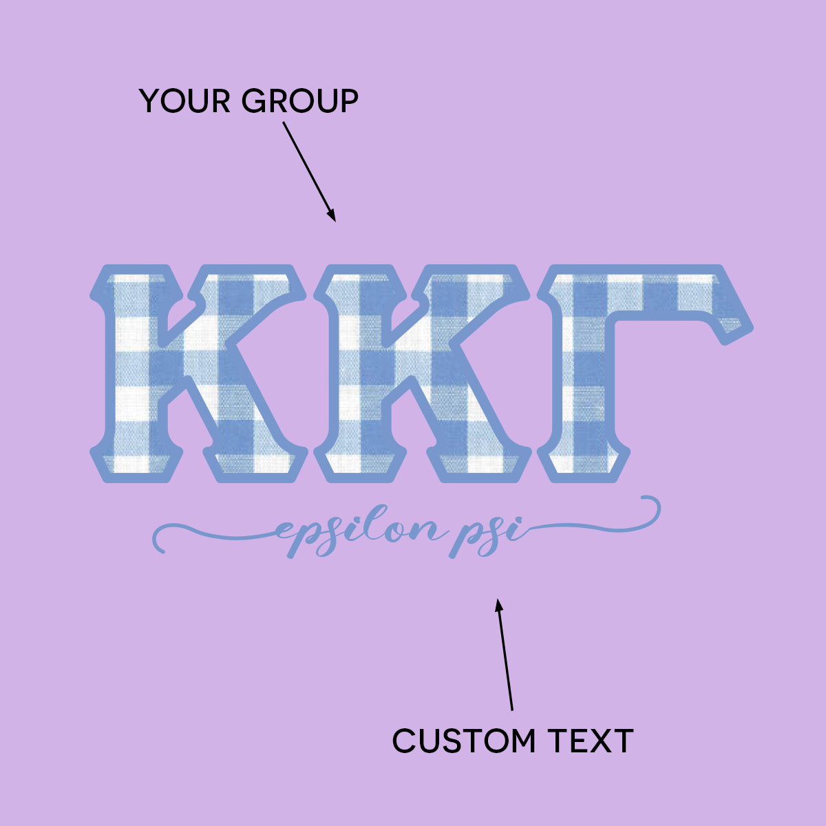 Fraternity Surf Hoodie Gingham Pattern Design