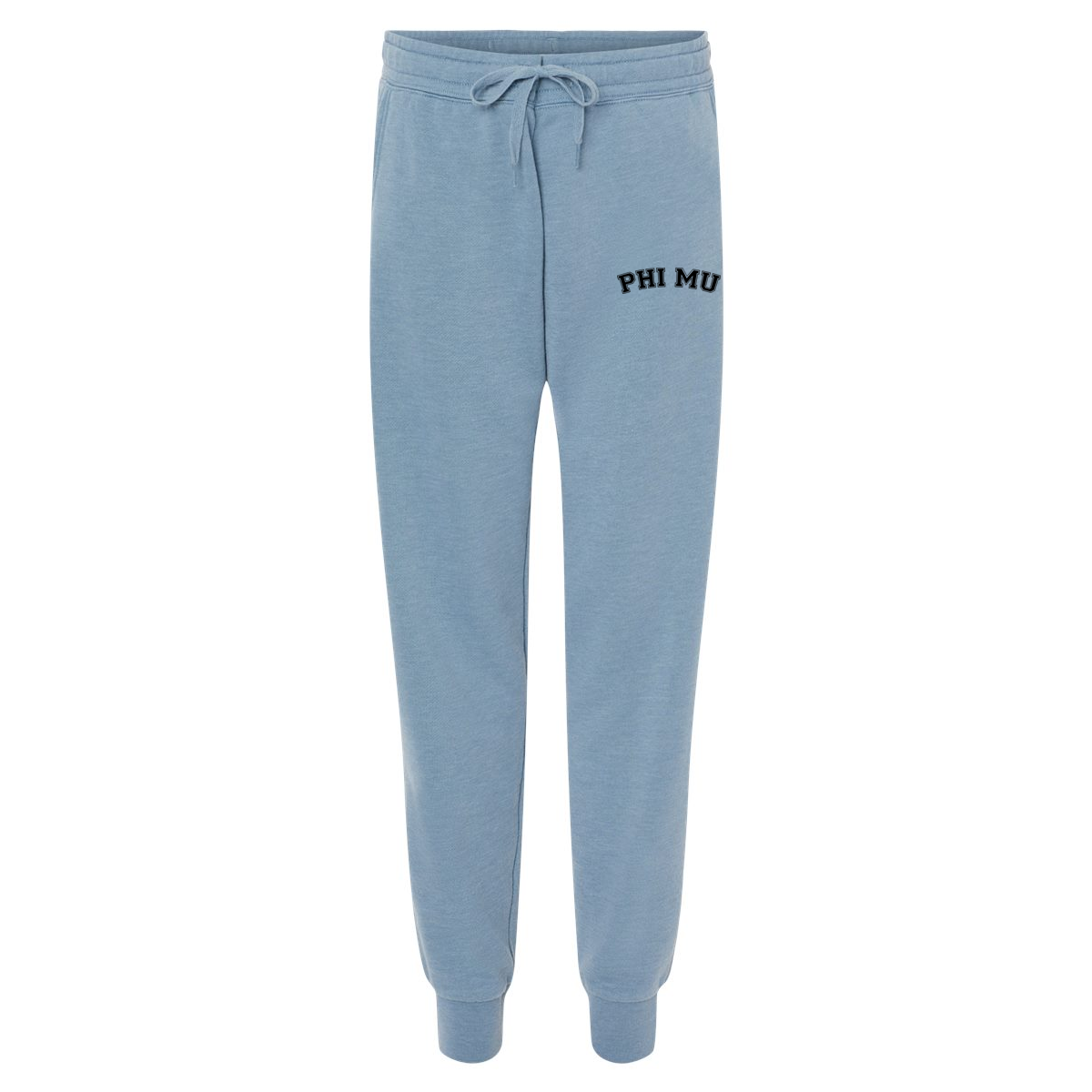 Custom Sorority California Wave Wash Sweatpants with Varsity Font