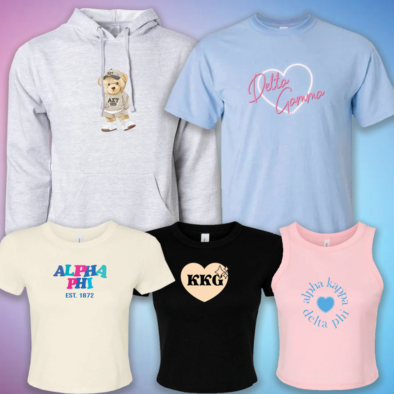 Sorority Apparel, Fraternity Clothing and Greek Gear | Something Greek