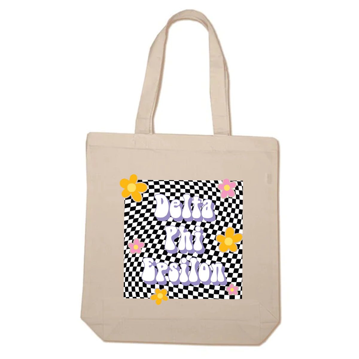 Checker Tote Bag