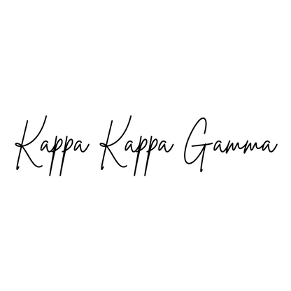 Custom Sorority Gildan Softstyle Sweatpants with Cursive Script