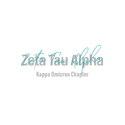 Sorority Hoodie, Chapter Script Overlay Design