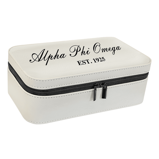 Script Sorority 7 1/2" X 4 1/2" Jewelry Box