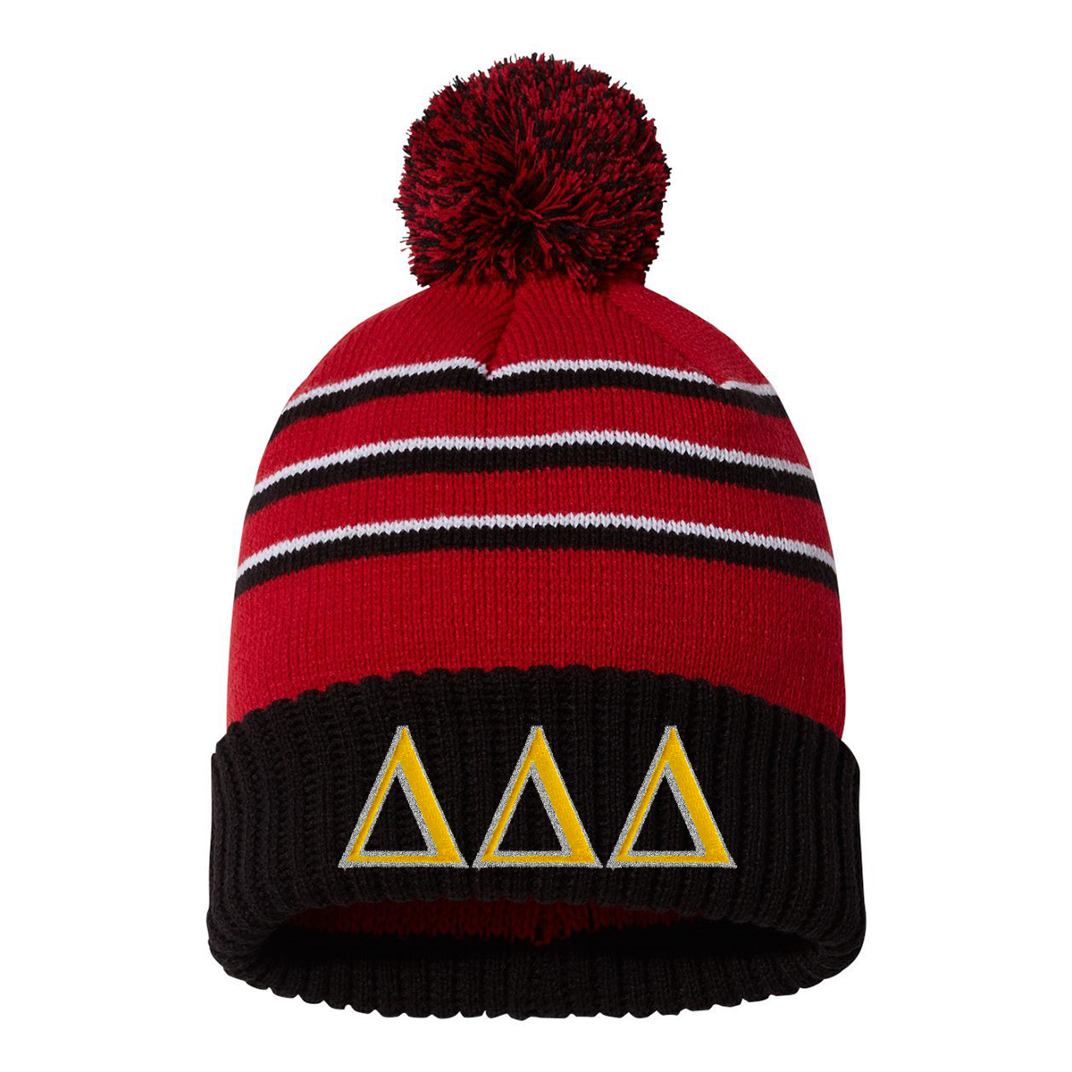Sorority Richardson Pom Pom Beanie