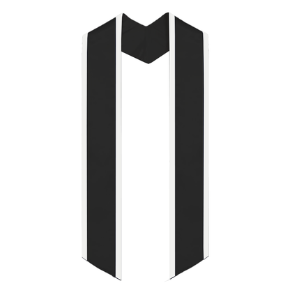 Greek Multi-Color Printed Graduation Stole with Crest - DIG