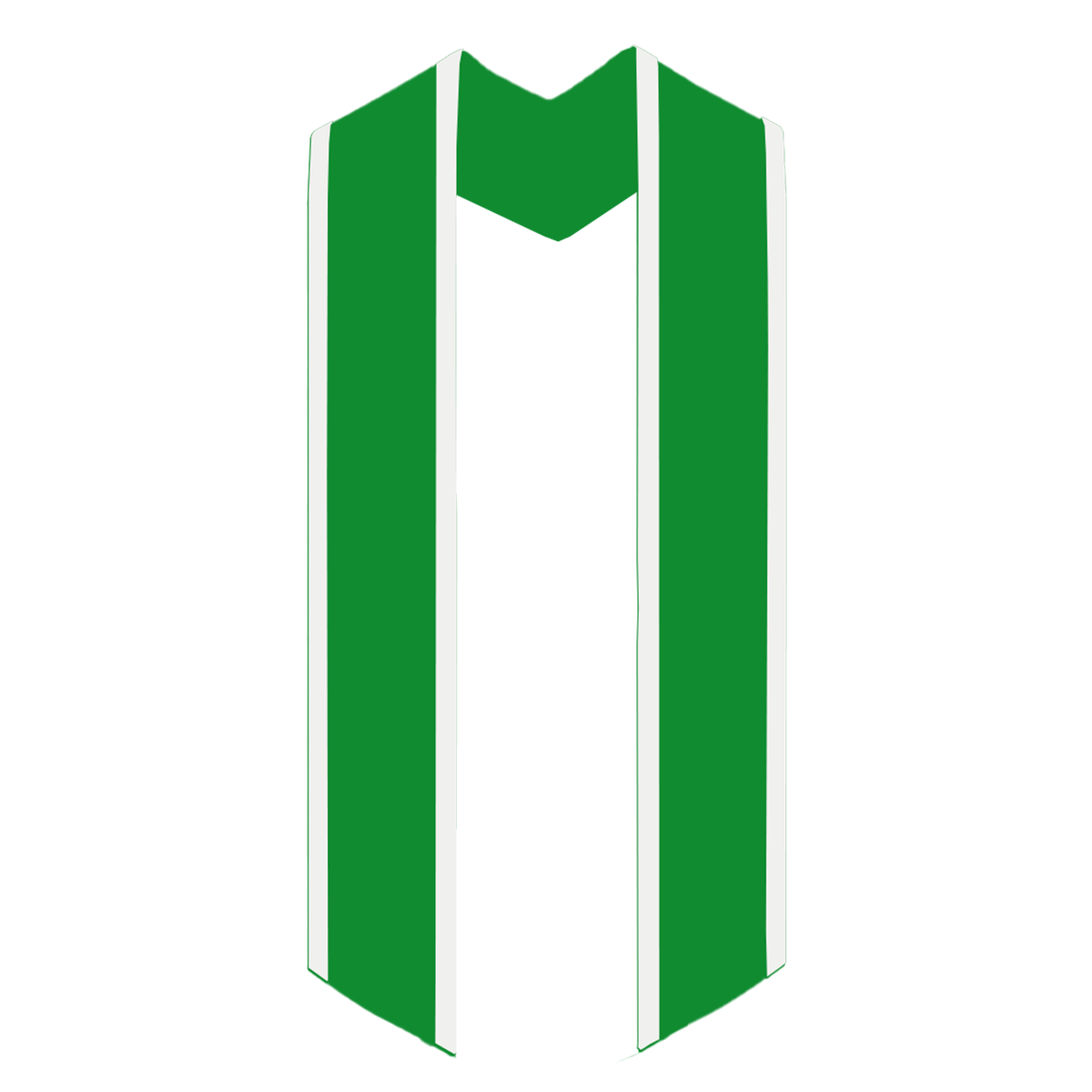 Greek Multi-Color Printed Graduation Stole with Crest - DIG