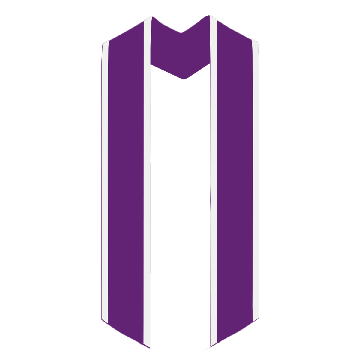 Greek Multi-Color Printed Graduation Stole with Crest - DIG